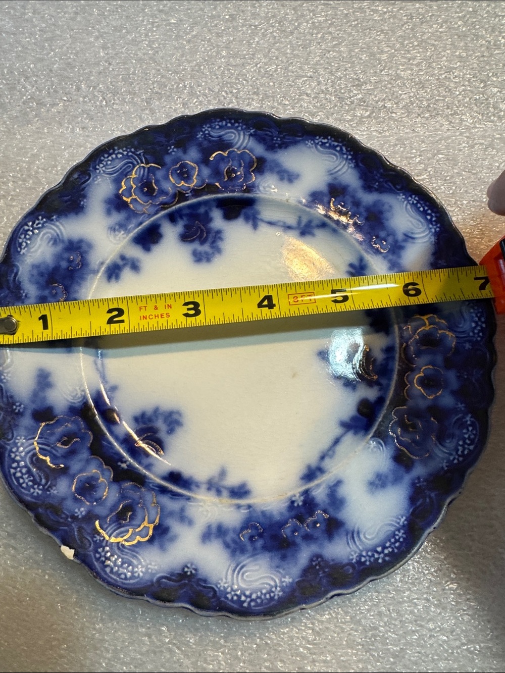 Antique Alfred Meakin “Devon” Pattern Flow Blue
6 3/4” Bread & Butter Plate - Picture 3 of 10